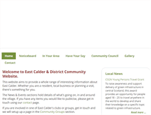 Tablet Screenshot of eastcalder.com